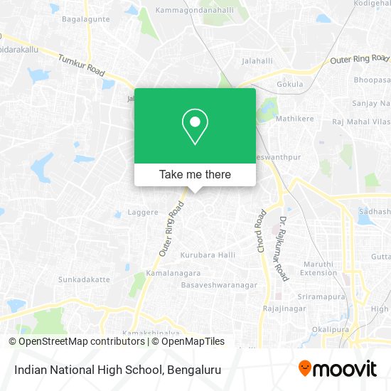 Indian National High School map