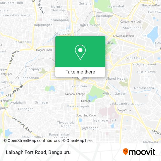 Lalbagh Fort Road map