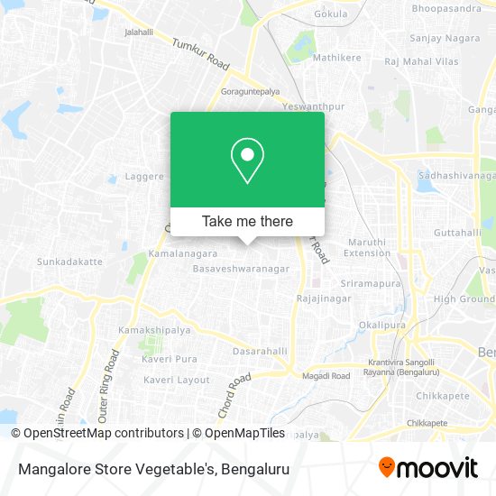Mangalore Store Vegetable's map