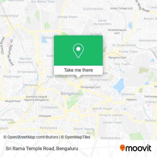 Sri Rama Temple Road map