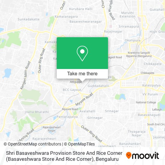 Shri Basaveshwara Provision Store And Rice Corner (Basaveshwara Store And Rice Corner) map