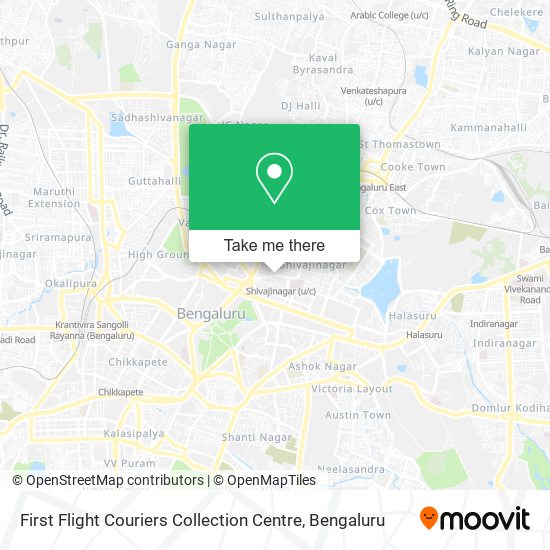 First Flight Couriers Collection Centre map