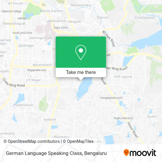 German Language Speaking Class map