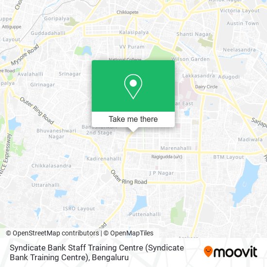 Syndicate Bank Staff Training Centre map