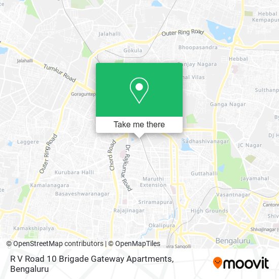 R V Road 10 Brigade Gateway Apartments map