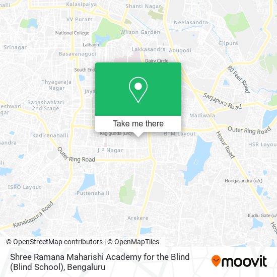 Shree Ramana Maharishi Academy for the Blind (Blind School) map