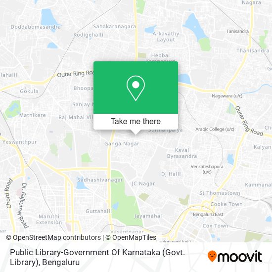 Public Library-Government Of Karnataka (Govt. Library) map