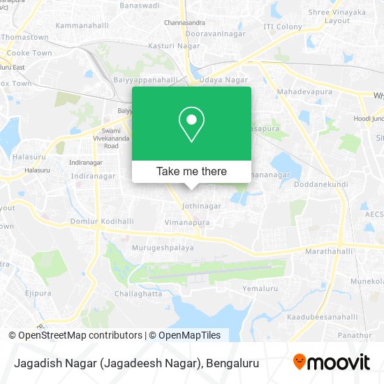 Jagadish Nagar (Jagadeesh Nagar) map