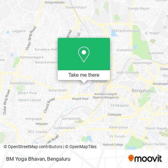 BM Yoga Bhavan map