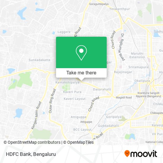 HDFC Bank map