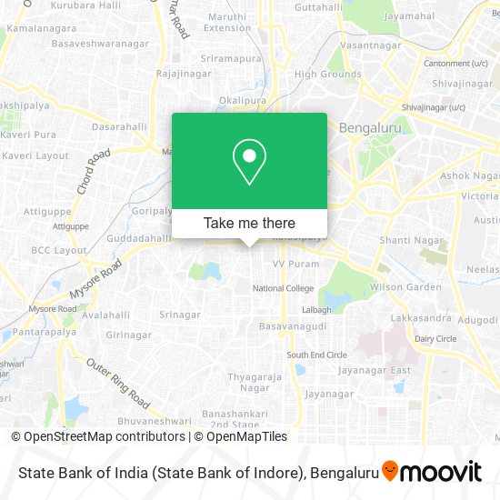 State Bank of India map