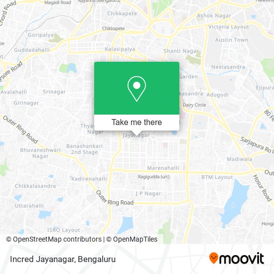 Incred Jayanagar map