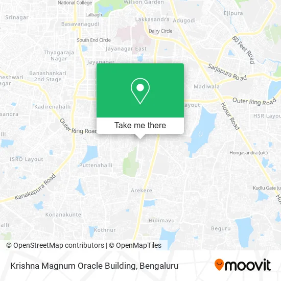 Krishna Magnum Oracle Building map