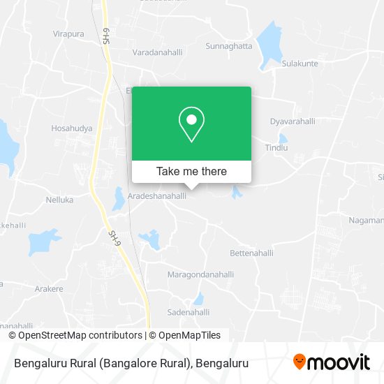 Bengaluru Rural (Bangalore Rural) map