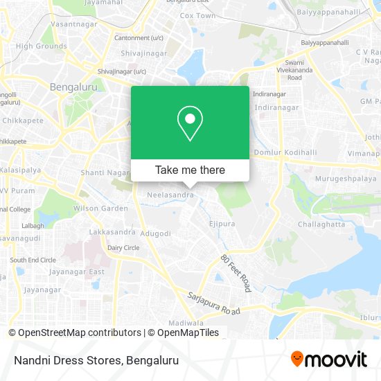 Nandni Dress Stores map