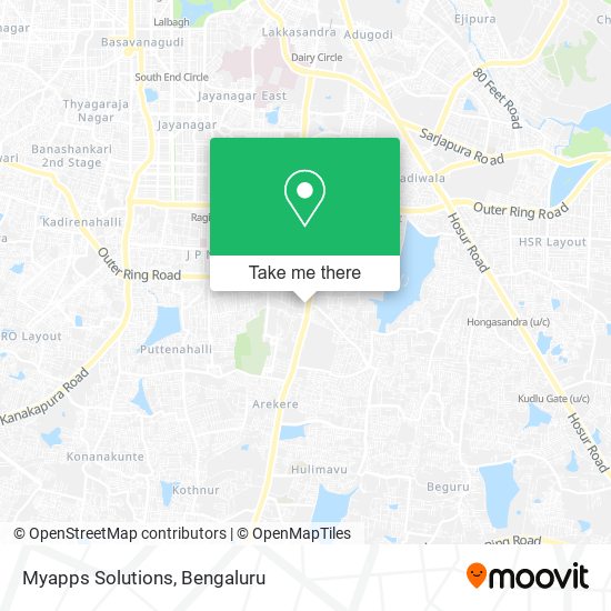 Myapps Solutions map