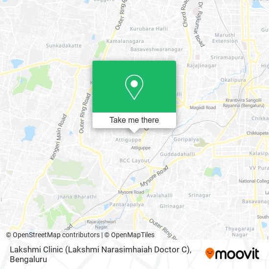 Lakshmi Clinic (Lakshmi Narasimhaiah Doctor C) map