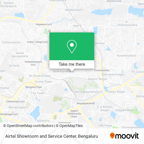 Airtel Showroom and Service Center map