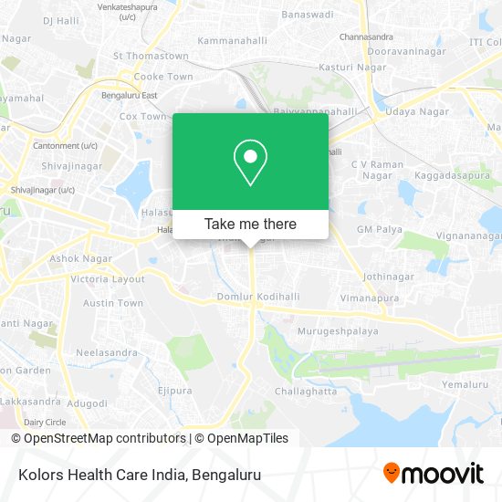 Kolors Health Care India map