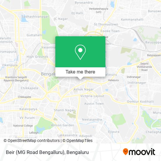 Beir (MG Road Bengalluru) map
