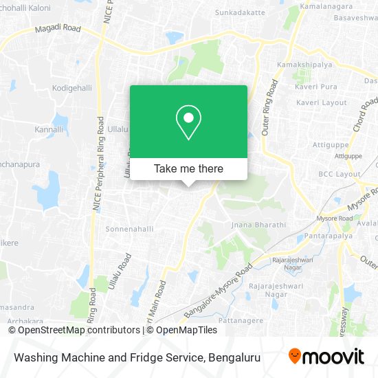 Washing Machine and Fridge Service map