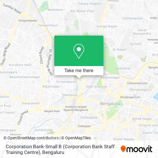 Corporation Bank-Small B (Corporation Bank Staff Training Centre) map