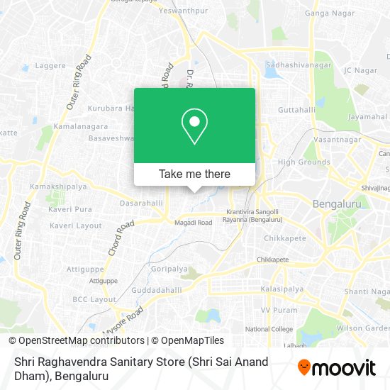 Shri Raghavendra Sanitary Store (Shri Sai Anand Dham) map