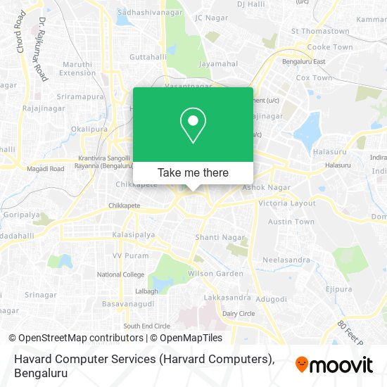 Havard Computer Services (Harvard Computers) map