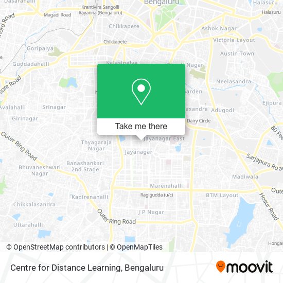 Centre for Distance Learning map