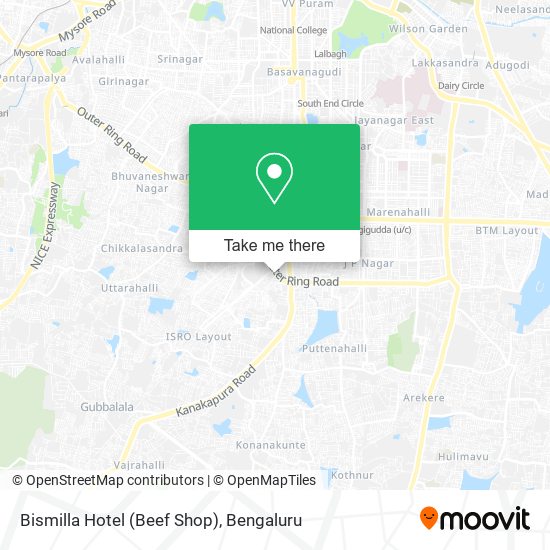Bismilla Hotel (Beef Shop) map