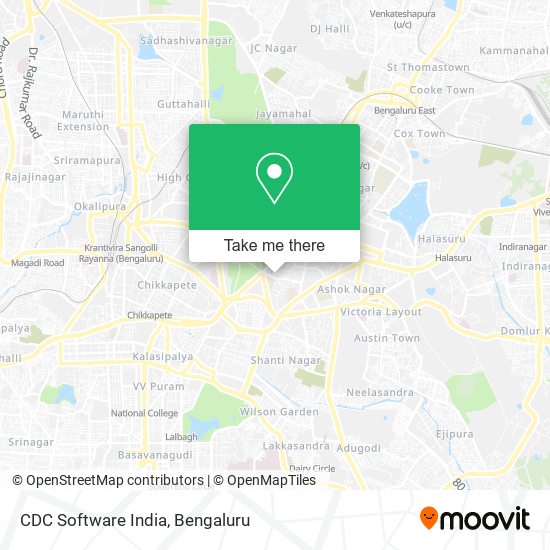 CDC Software India map