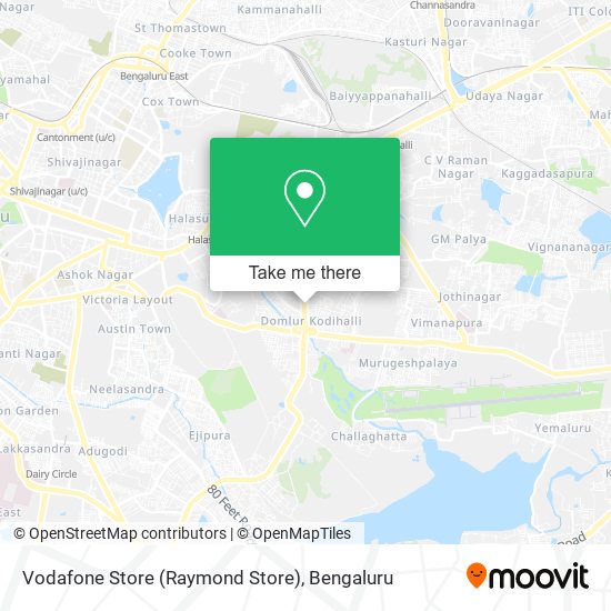Vodafone Store (Raymond Store) map