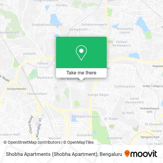Shobha Apartments map