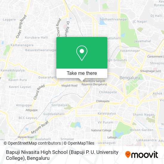 Bapuji Nivasita High School (Bapuji P. U. University College) map