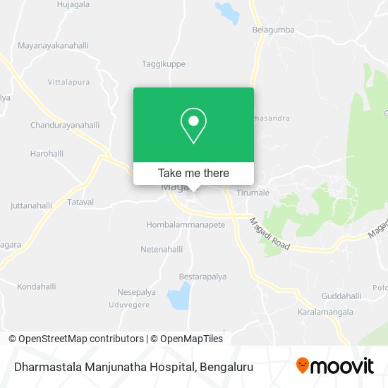 Dharmastala Manjunatha Hospital map