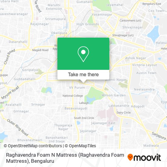 Raghavendra Foam N Mattress map