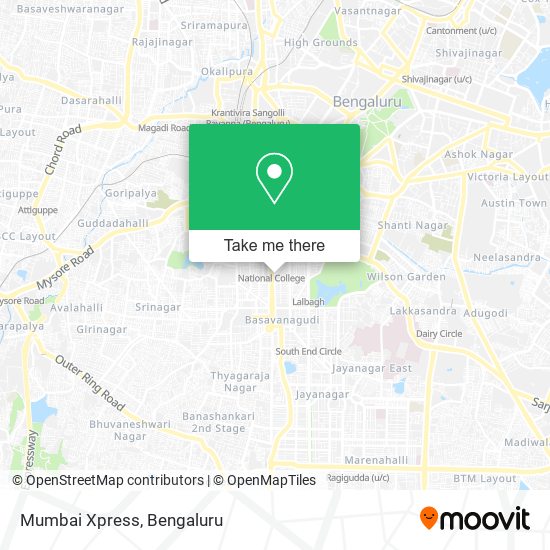 Mumbai Xpress map