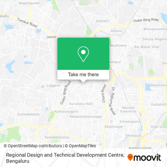 Regional Design and Technical Development Centre map