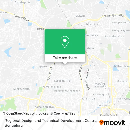 Regional Design and Technical Development Centre map