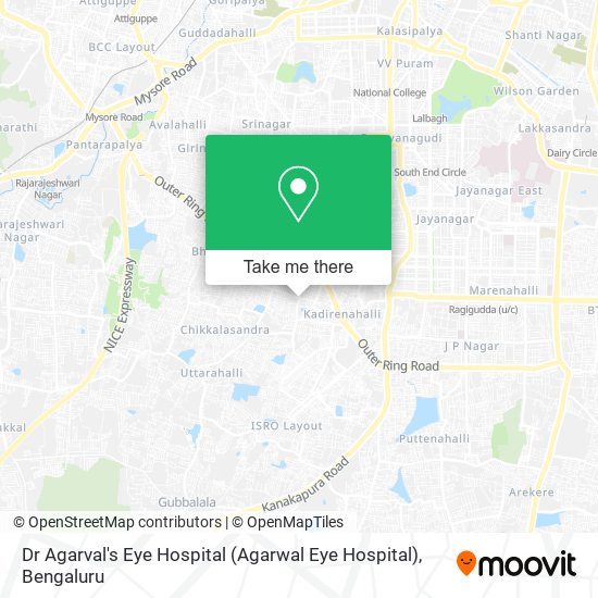 Dr Agarval's Eye Hospital (Agarwal Eye Hospital) map