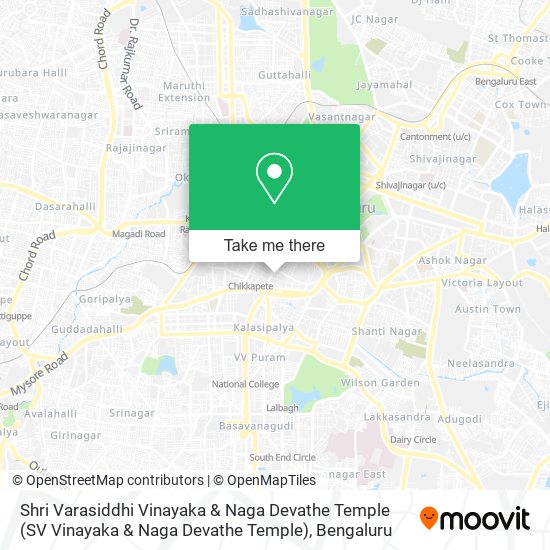Shri Varasiddhi Vinayaka & Naga Devathe Temple (SV Vinayaka & Naga Devathe Temple) map