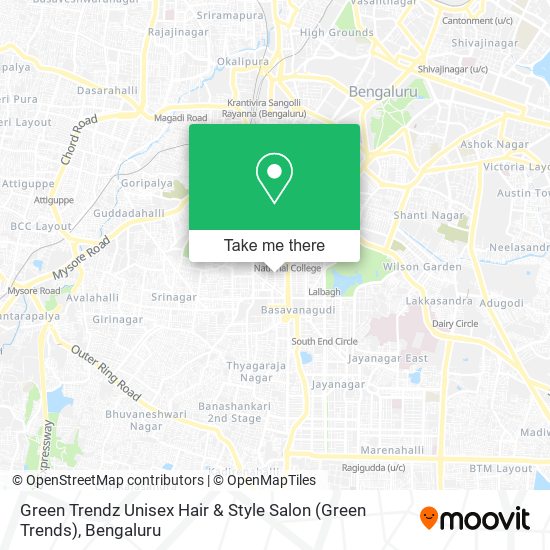 Green Trendz Unisex Hair & Style Salon (Green Trends) map