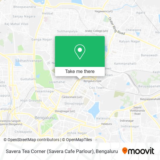 Savera Tea Corner (Savera Cafe Parlour) map