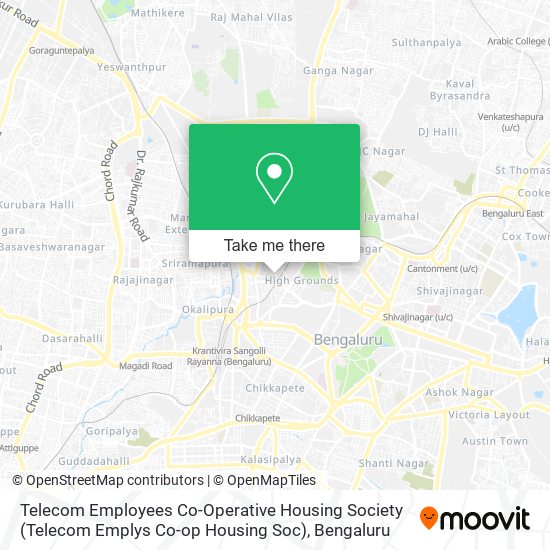 Telecom Employees Co-Operative Housing Society (Telecom Emplys Co-op Housing Soc) map