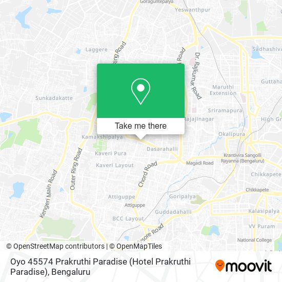 Oyo 45574 Prakruthi Paradise (Hotel Prakruthi Paradise) map