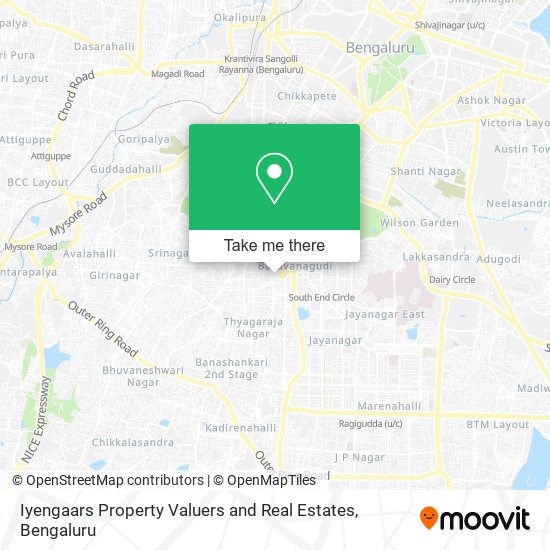Iyengaars Property Valuers and Real Estates map