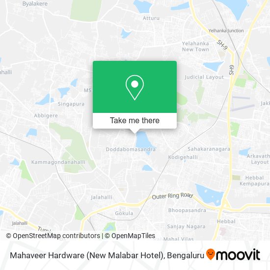 Mahaveer Hardware (New Malabar Hotel) map