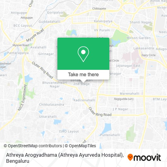 Athreya Arogyadhama (Athreya Ayurveda Hospital) map