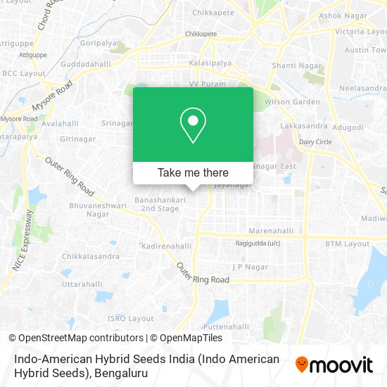 Indo-American Hybrid Seeds India map