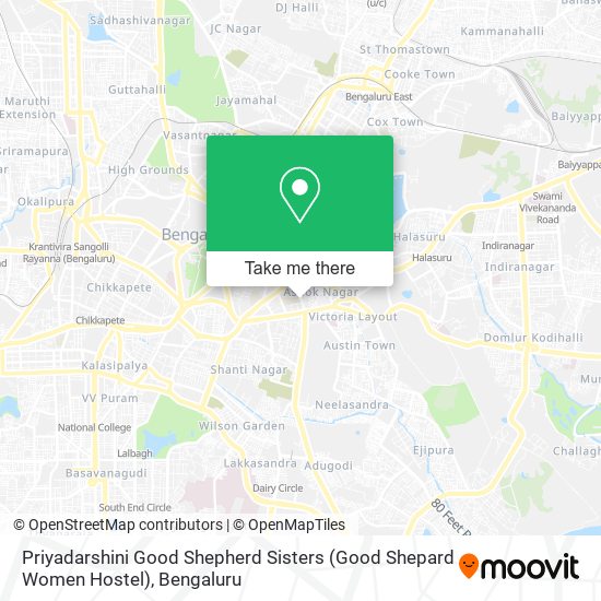 Priyadarshini Good Shepherd Sisters (Good Shepard Women Hostel) map